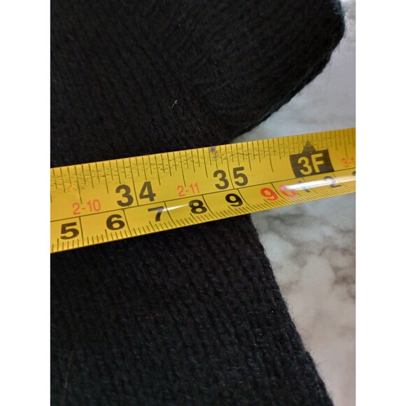 APT. 9 Black Riding Cape Closed Knit Neck Clasp and Buttons One Size Fits Most - Picture 10 of 10